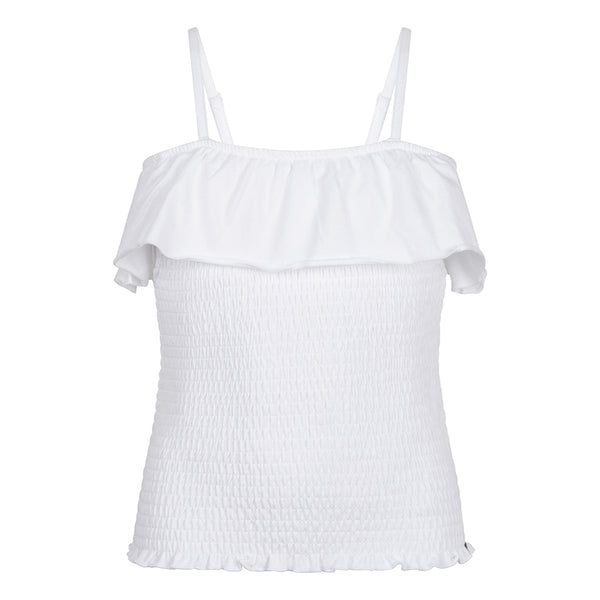 Indian Blue Jeans Smock Offshoulder T-Shirt