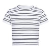 Indian Blue Jeans cropped T-shirt small Stripe