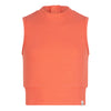 Meisjes Cropped Singlet Rib Zip van Indian Blue Jeans in de kleur Bright Coral in maat 176.