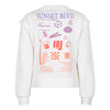 Meisjes Sweater Sunset Blvd van Indian Blue Jeans in de kleur Lily White in maat 176.