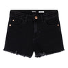 Meisjes High Waist Denim Short van Indian Blue Jeans in de kleur Black Denim in maat 176.