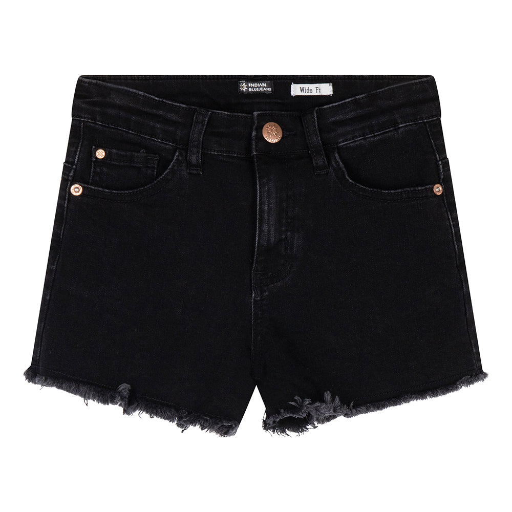 Indian Blue Jeans High Waist Denim Short