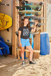 Meisjes Pantalon Short van Indian Blue Jeans in de kleur River Blue in maat 176.