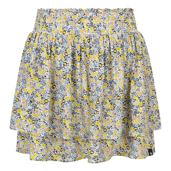 Indian Blue Jeans Flower Skirt Short Length