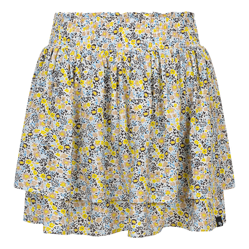 Indian Blue Jeans Flower Skirt Short Length