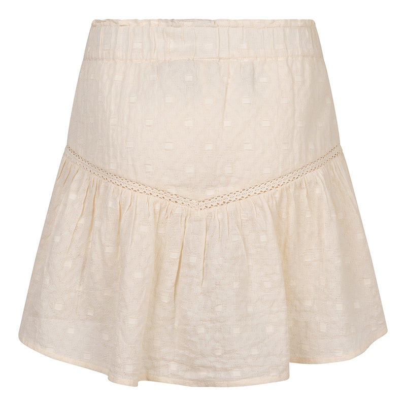 Indian Blue Jeans Lace Ruffle Skirt