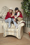 Meisjes Jeans Blue Lexi Bootcut van Indian Blue Jeans in de kleur Light Denim in maat 176.