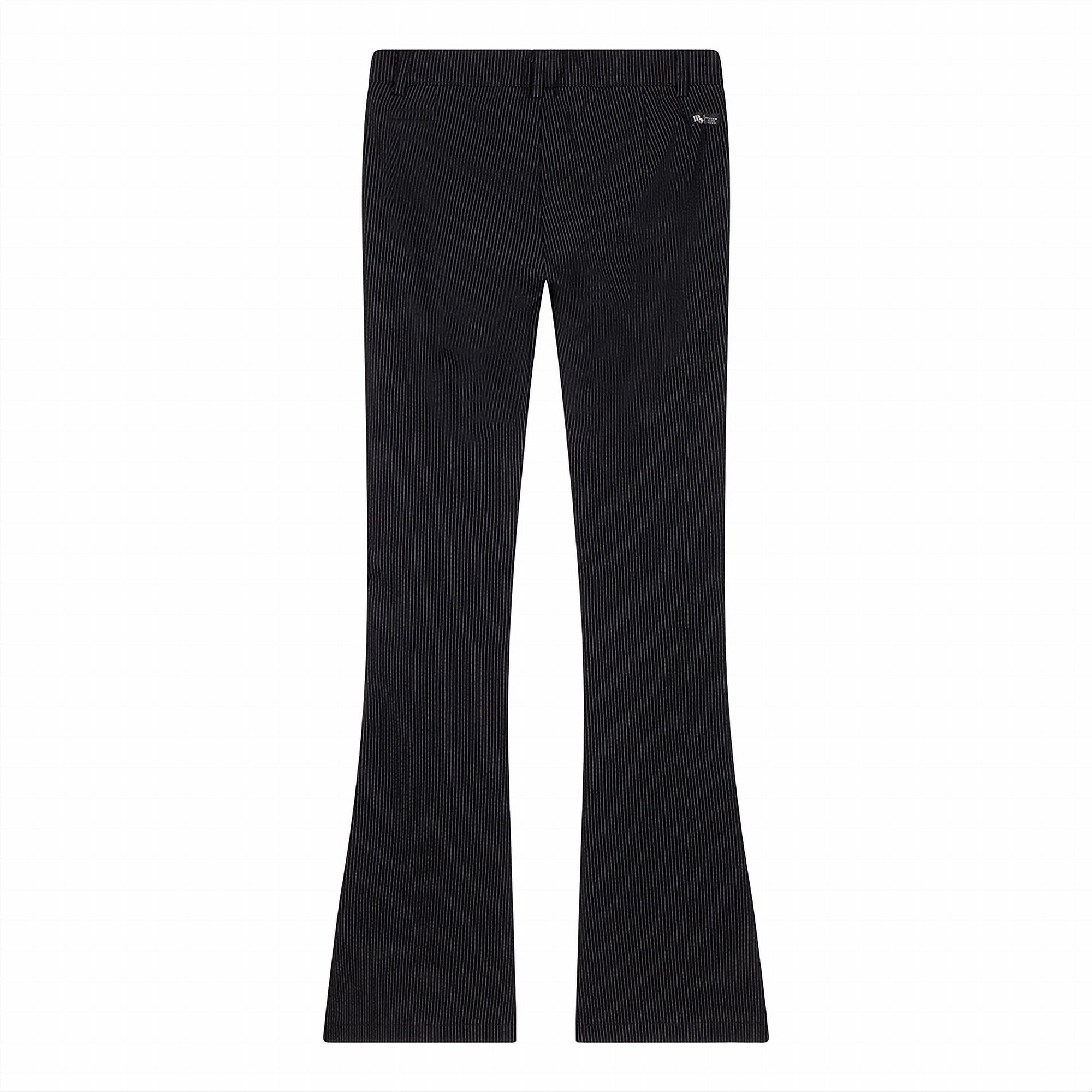 Meisjes Flare Pants Pinstripe van Indian Blue Jeans in de kleur Black in maat 176.