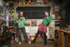 Meisjes Sweater Embroidery IBJ van Indian Blue Jeans in de kleur Grass Green in maat 176.