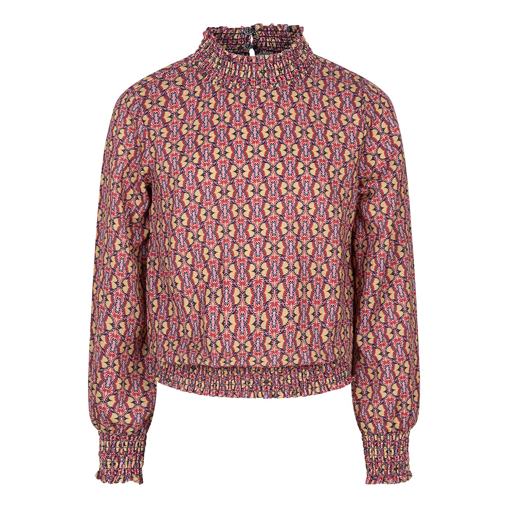 Indian Blue Jeans Shirt LS Fancy AOP