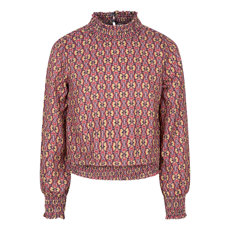 Indian Blue Jeans Shirt LS Fancy AOP