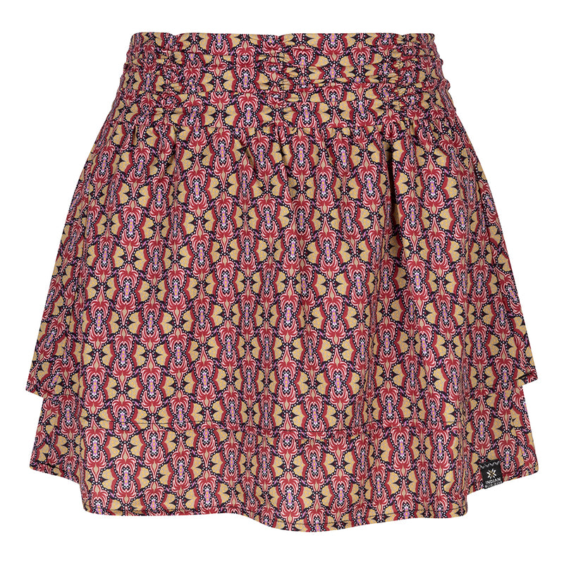 Indian Blue Jeans Skirt Fancy AOP