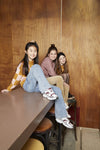 Meisjes Knitwear Block van Indian Blue Jeans in de kleur Pale Dessert in maat 176.