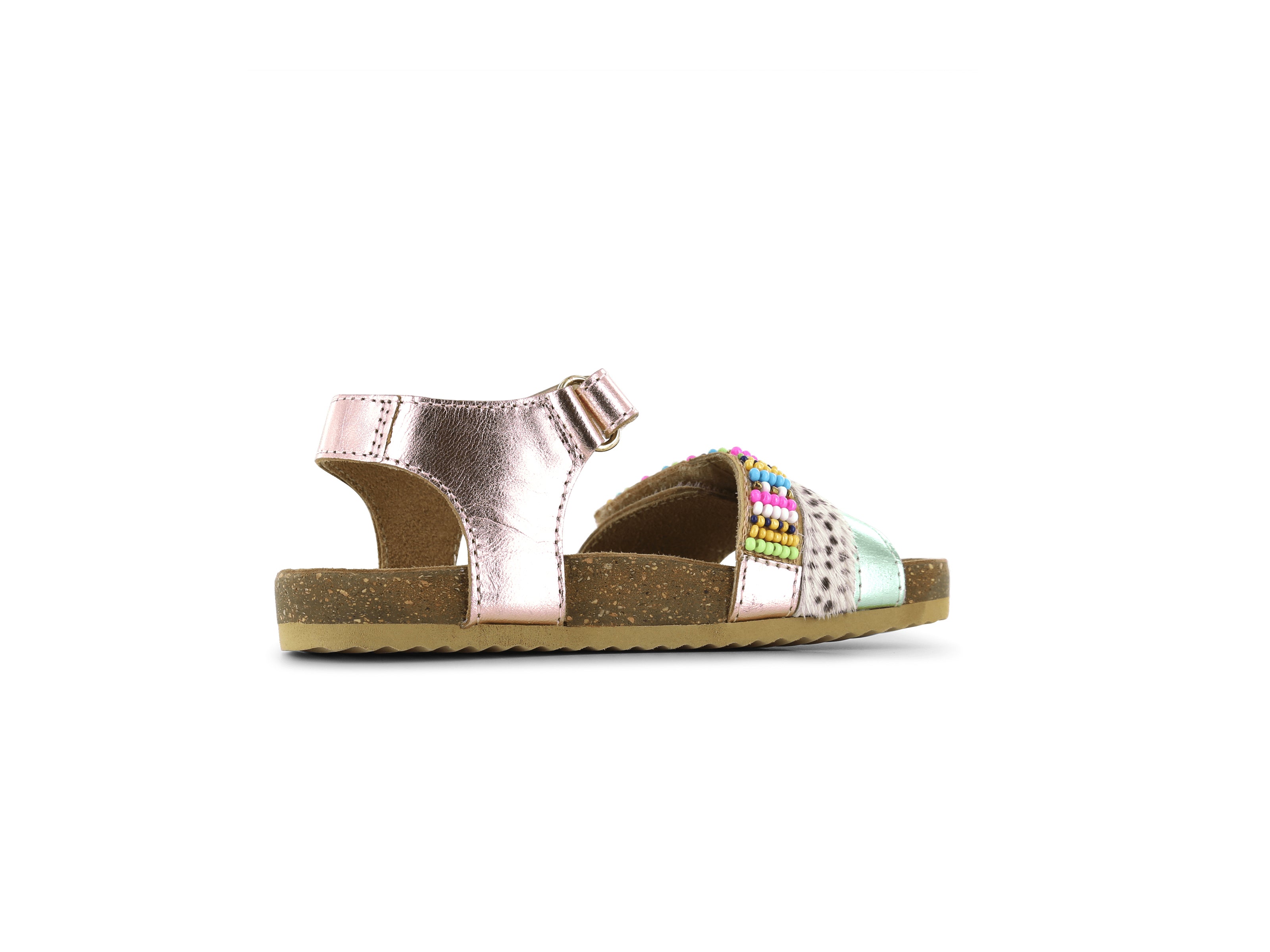 Shoesme Metallic roze Sandaal multistraps