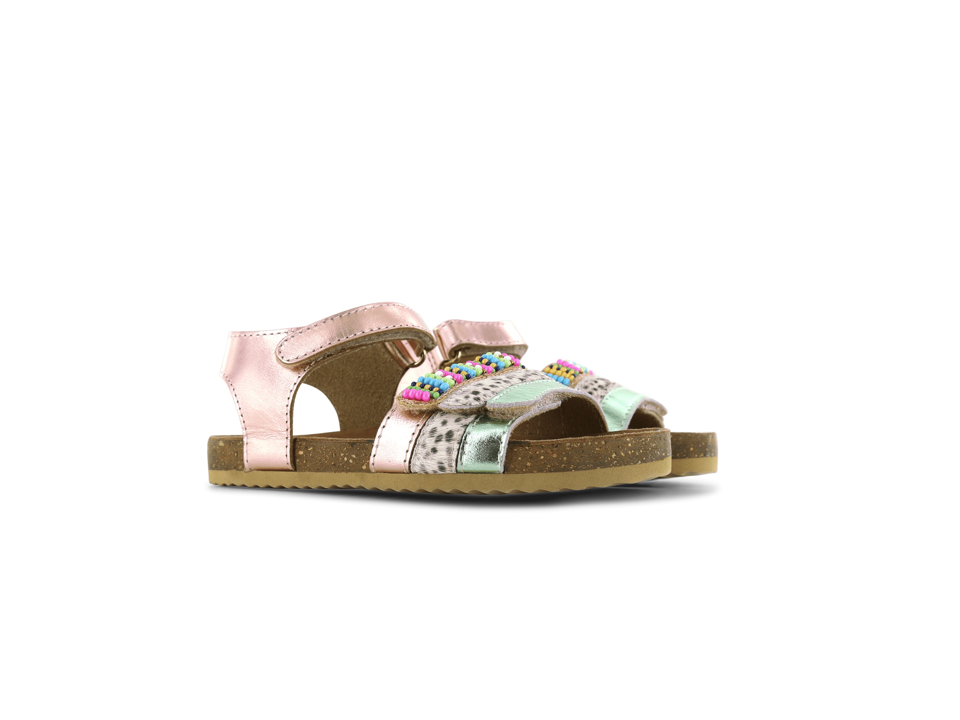 Shoesme Metallic roze Sandaal multistraps