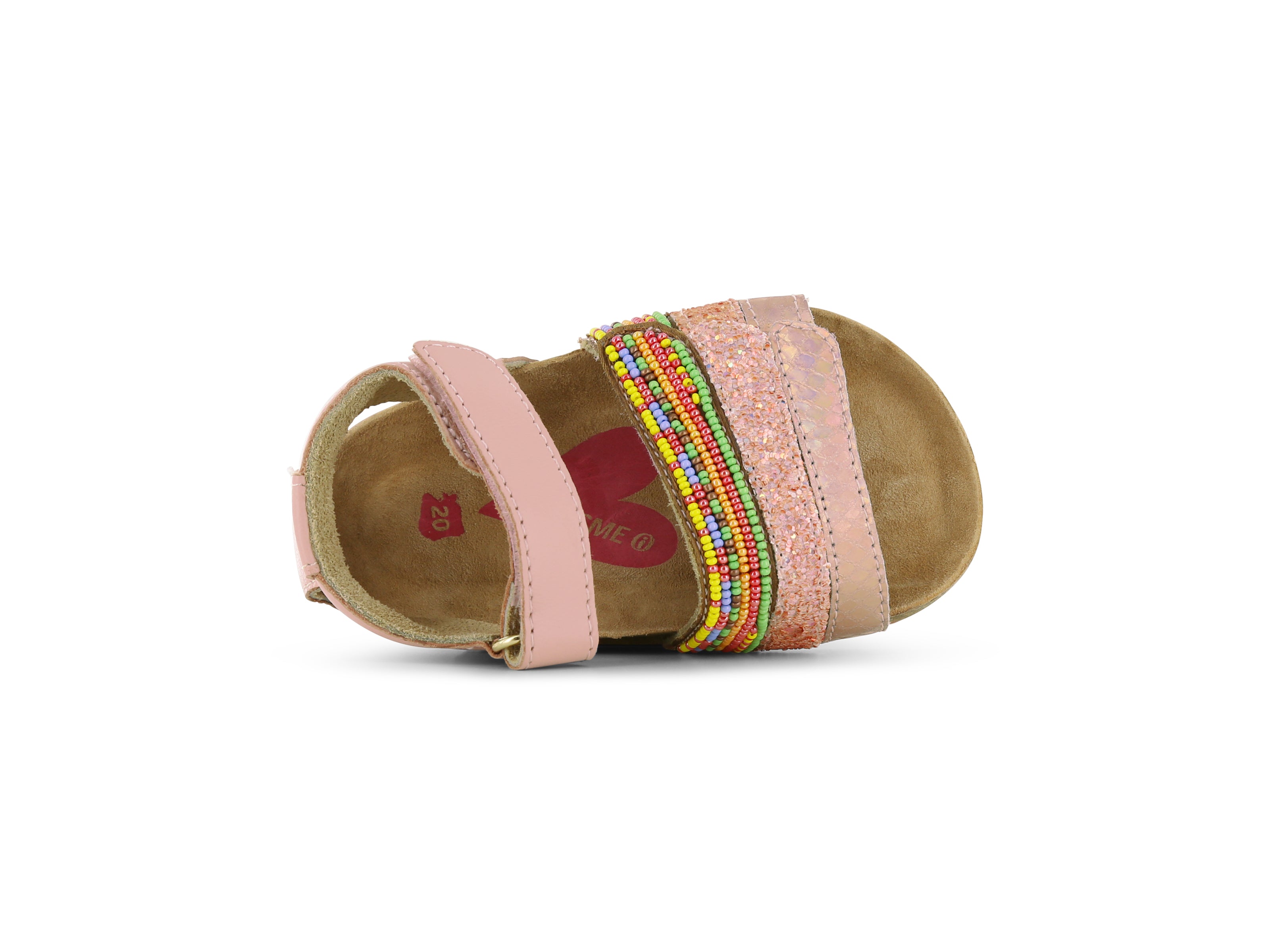 Shoesme Roze Sandaal met kraaltjes