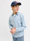 Jack & Jones Junior JORNORREBRO DENIM SHIRT LS JNR