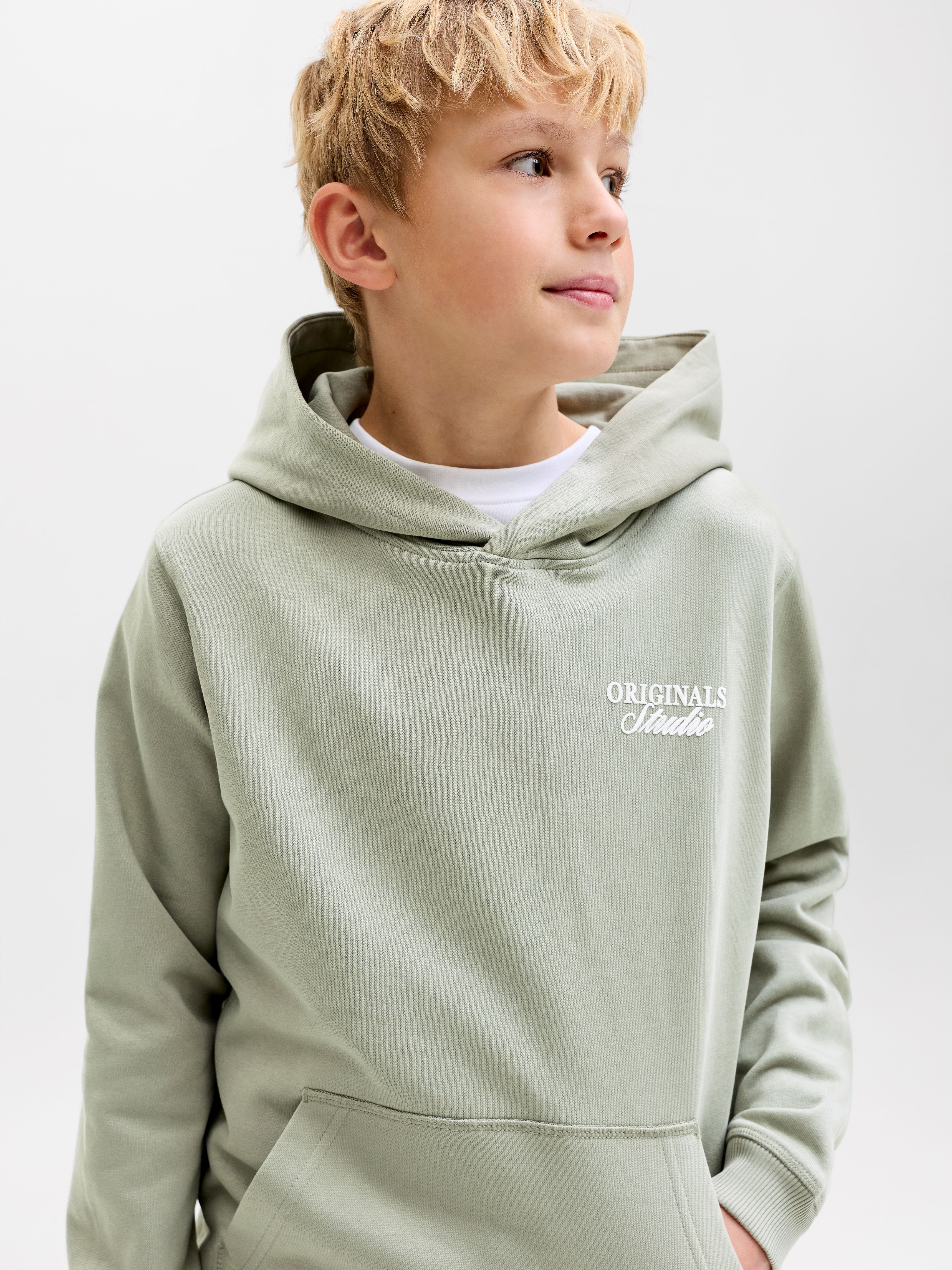 Jack & Jones Junior JORNORREBRO TYPO BACK SWEAT HOOD SN JNR