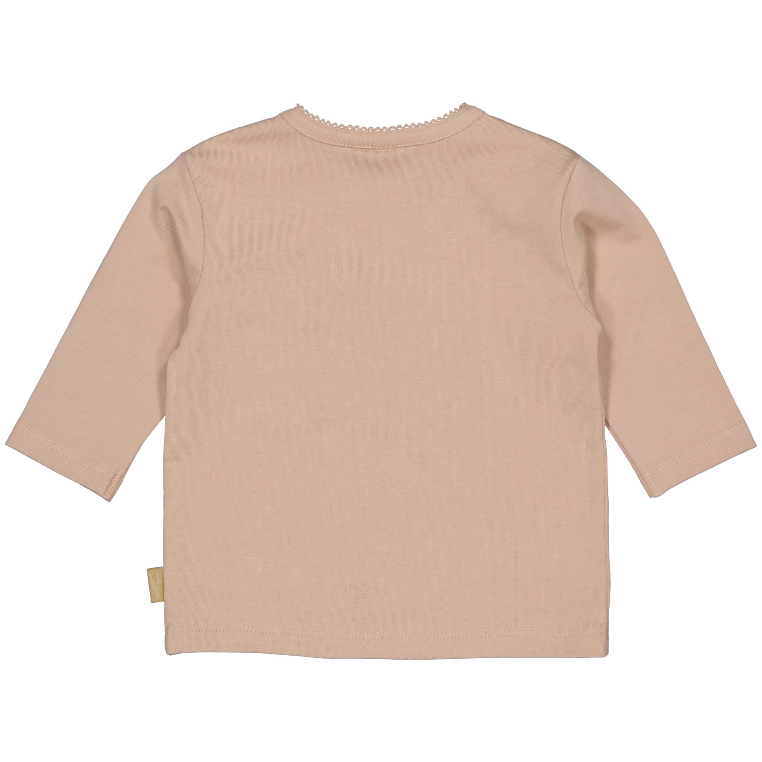 Meisjes Longsleeve JAELLALNBW24 van Levv Newborn in de kleur Faded Pink in maat 80.