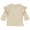 Meisjes Longsleeve JAICEYLNBW24 van Levv Newborn in de kleur White Cream in maat 80.