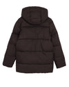 Jongens Ripstop Quilted Puffer Coat van Lyle & Scott in de kleur Z865 Jet Black in maat 170-176.
