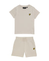 Jongens T-shirt & Short Set van Lyle & Scott in de kleur W870 Cove in maat 92-98.