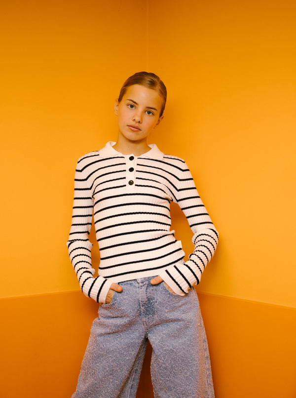 Ai & Ko Sweater JULIA STRIPE