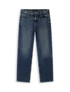 Jongens Junior Jeans The Luke K1704 van Ballin Amsterdam in de kleur Denim Green/Blue in maat 176.