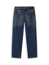 Jongens Junior Jeans The Luke K1704 van Ballin Amsterdam in de kleur Denim Green/Blue in maat 176.