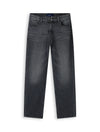 Jongens Junior Jeans The Luke K1706 van Ballin Amsterdam in de kleur Denim Dark Grey in maat 176.