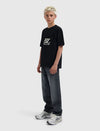 Jongens Junior Jeans The Luke K1706 van Ballin Amsterdam in de kleur Denim Dark Grey in maat 176.