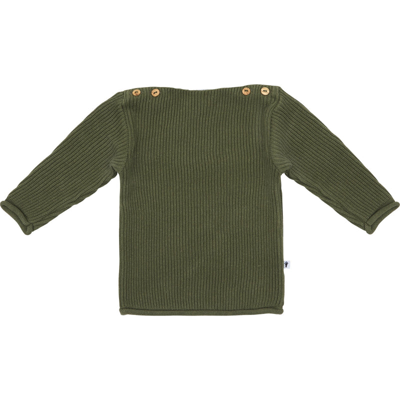 Jongens Knit Sweater van Klein Baby in de kleur Beetle in maat 74.