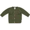 Meisjes Knit Cardigan Ruffle van Klein Baby in de kleur Beetle in maat 74.