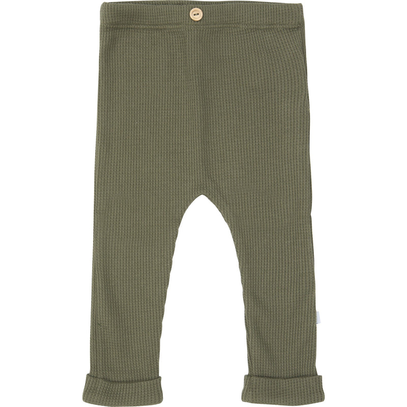 Jongens Trouser Waffle van Klein Baby in de kleur Beetle in maat 74.