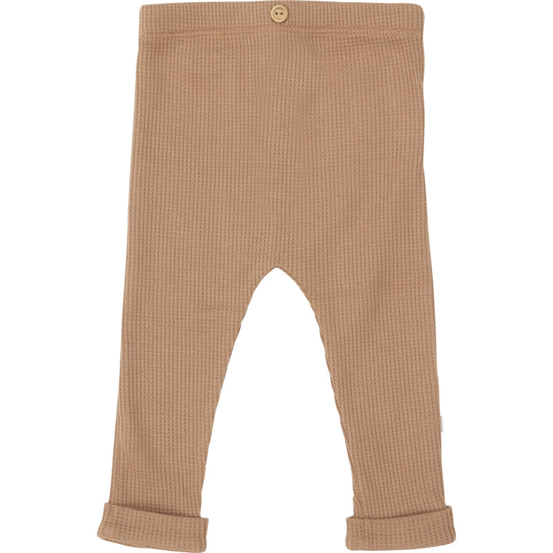 Jongens Trouser Waffle van Klein Baby in de kleur Burro in maat 74.