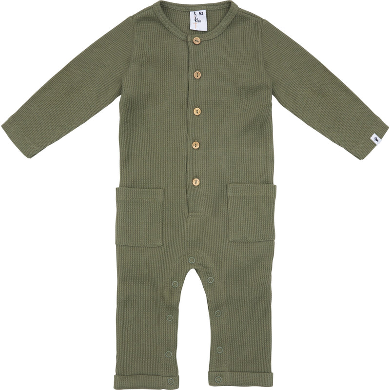 Jongens Jumpsuit Waffle van Klein Baby in de kleur Beetle in maat 68.