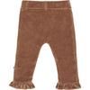 Meisjes Trousers Ruffle Velours van Klein Baby in de kleur Burro in maat 74.