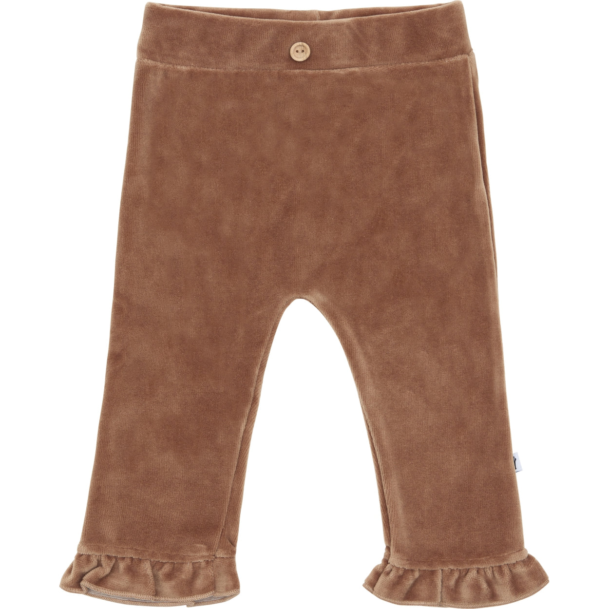 Meisjes Trousers Ruffle Velours van Klein Baby in de kleur Burro in maat 74.