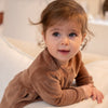 Meisjes Dress Velours van Klein Baby in de kleur Burro in maat 74.