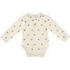 Jongens Body Button van Klein Baby in de kleur AOP Acorn in maat 68.