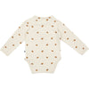 Jongens Body Button van Klein Baby in de kleur AOP Acorn in maat 68.