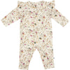 Meisjes Jumpsuit buttons van Klein Baby in de kleur AOP Flower/Acorn in maat 68.