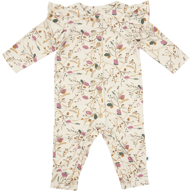 Meisjes Jumpsuit buttons van Klein Baby in de kleur AOP Flower/Acorn in maat 68.
