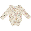 Meisjes Body Ruffle van Klein Baby in de kleur AOP Flower/Acorn in maat 68.