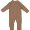 Jongens Jumpsuit Polo van Klein Baby in de kleur Stripe Burro/Rawhide in maat 68.