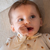 Jongens Polo Shirt van Klein Baby in de kleur AOP Acorn in maat 74.