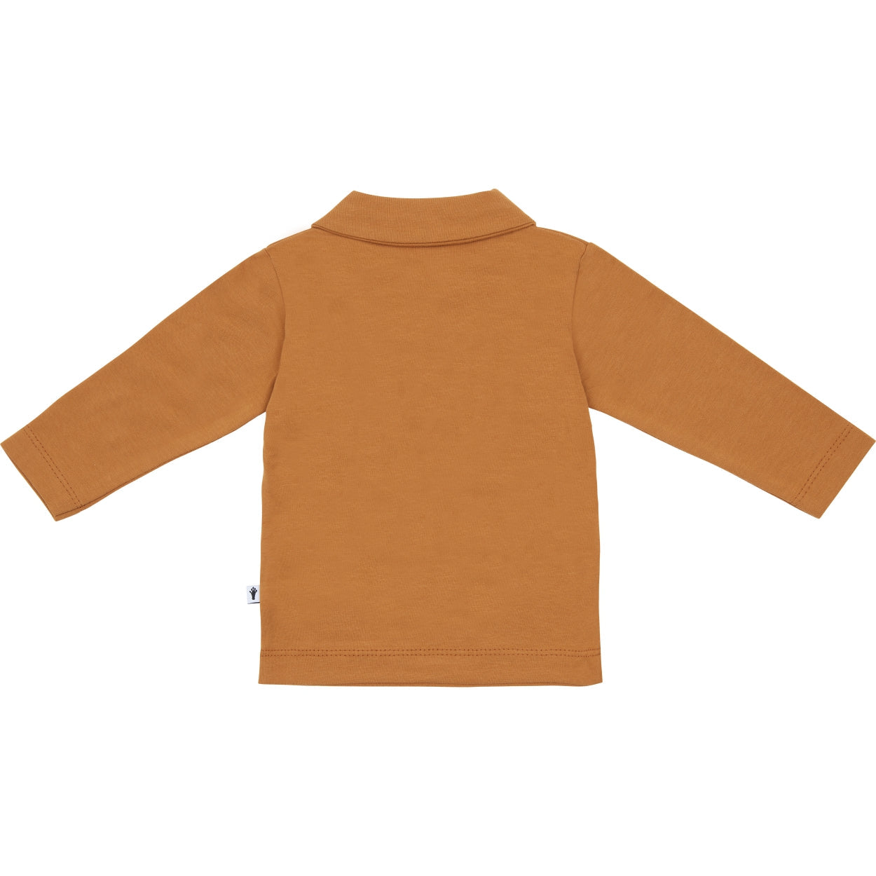Jongens Polo Shirt van Klein Baby in de kleur Sudan Brown in maat 74.