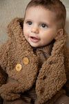 Unisexs Teddy Jacket van Klein Baby in de kleur Burro in maat 74.