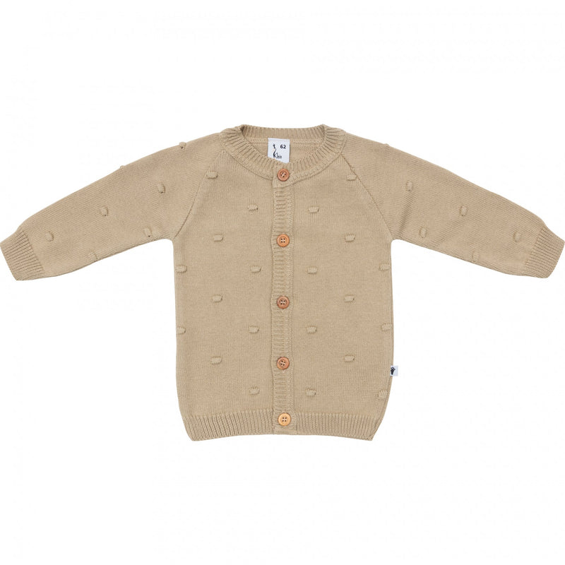 Meisjes Cardigan Dot van Klein Baby in de kleur Twill Green in maat 74.