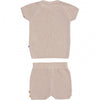 Jongens Knitted Set T-Shirt & Short van Klein Baby in de kleur Ancient Scroll in maat 74.